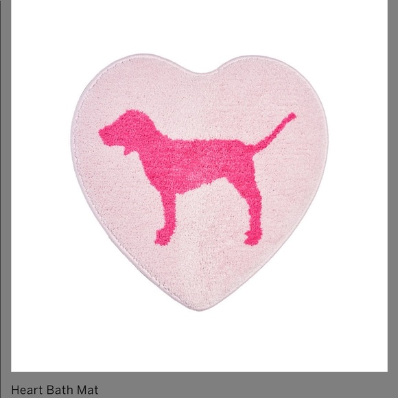 PINK Victoria's Secret Other - 🆕 💗PINK heart bath mat